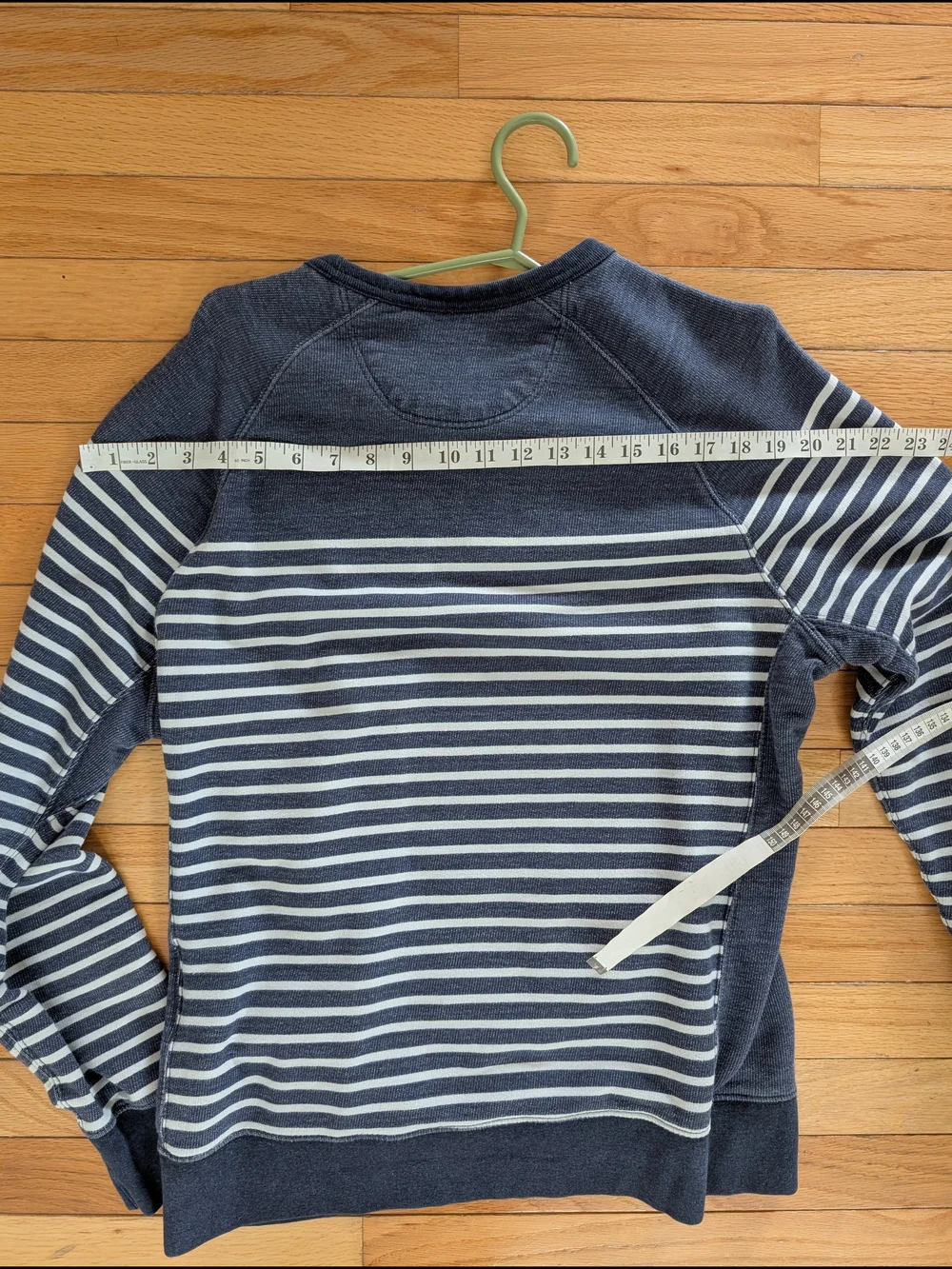 Levi's Navy and White Striped Crewneck Sweater - Picture 10 of 10